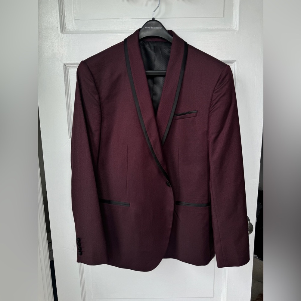 JFerrar Burgundy Sportcoat 48R